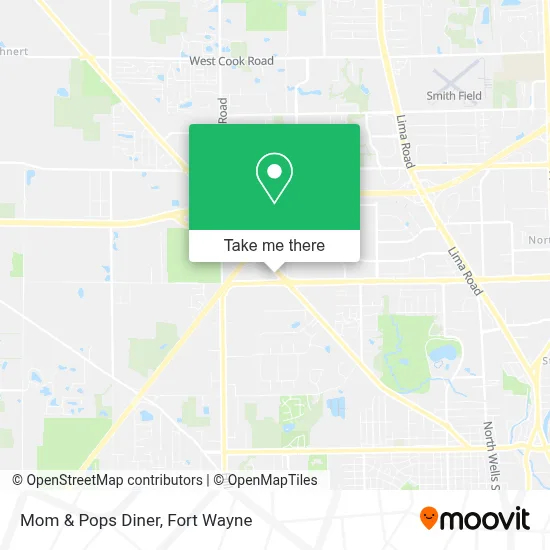Mom & Pops Diner map