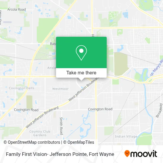 Family First Vision- Jefferson Pointe map