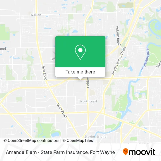 Amanda Elam - State Farm Insurance map