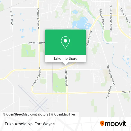 Erika Arnold Np map