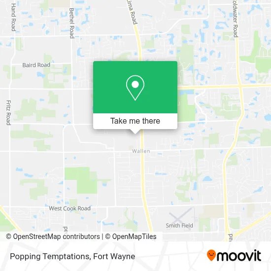 Popping Temptations map