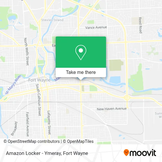 Amazon Locker - Ymeray map