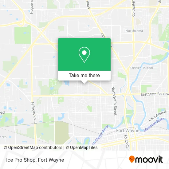 Ice Pro Shop map