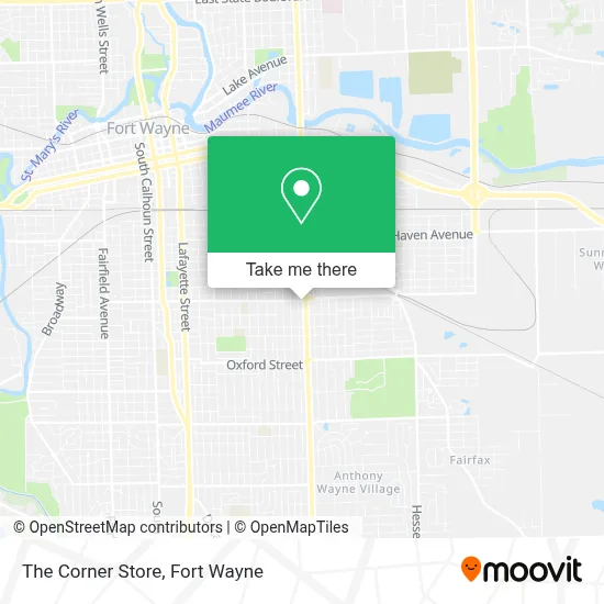 The Corner Store map