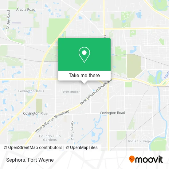 Sephora map