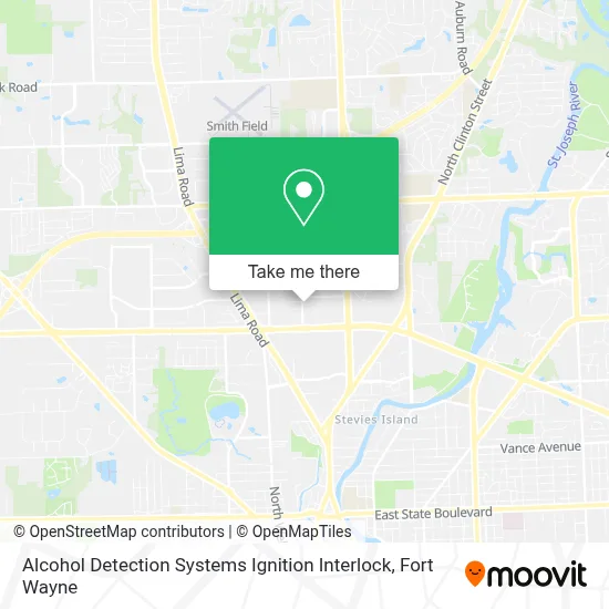 Alcohol Detection Systems Ignition Interlock map