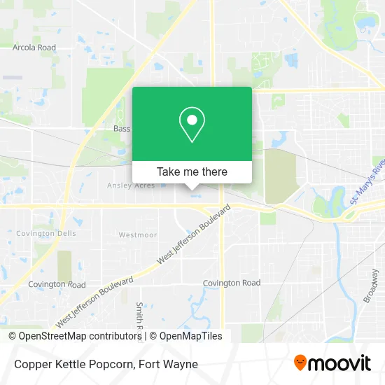 Copper Kettle Popcorn map