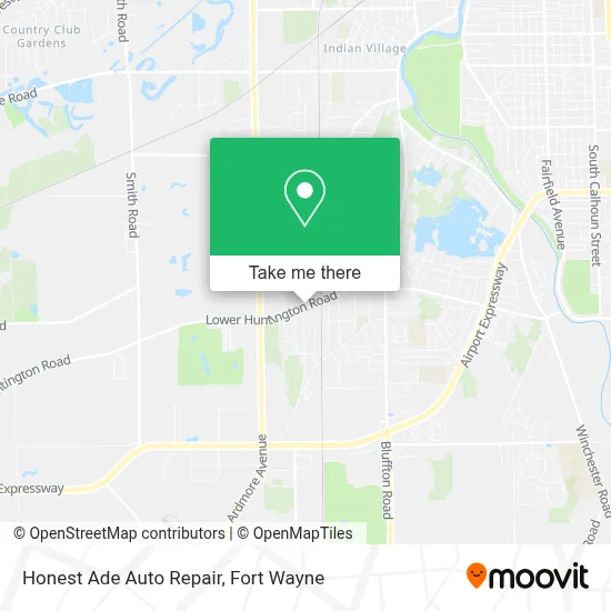 Honest Ade Auto Repair map