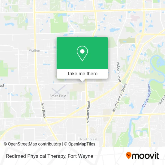 Redimed Physical Therapy map