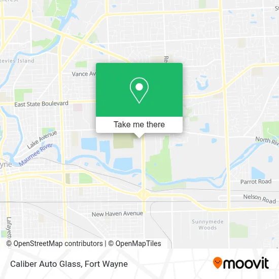 Caliber Auto Glass map
