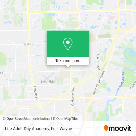 Life Adult Day Academy map