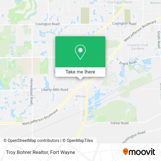 Troy Bohrer Realtor map