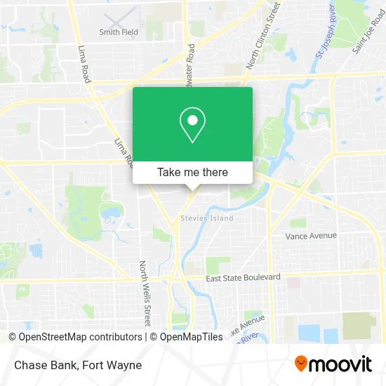 Chase Bank map