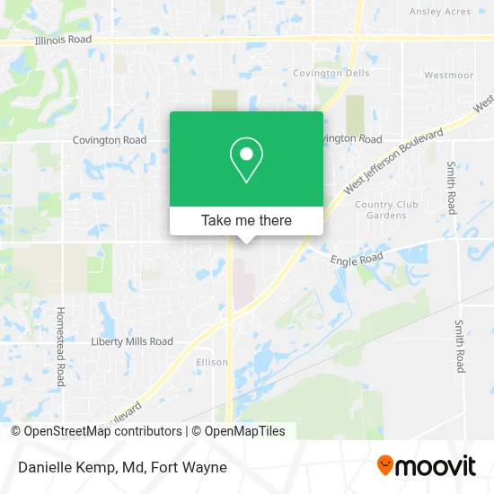 Danielle Kemp, Md map