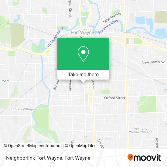 Neighborlink Fort Wayne map
