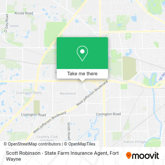 Scott Robinson - State Farm Insurance Agent map