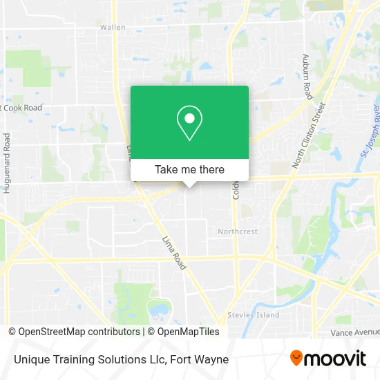 Unique Training Solutions Llc map
