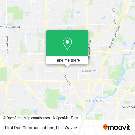 First Due Communications map