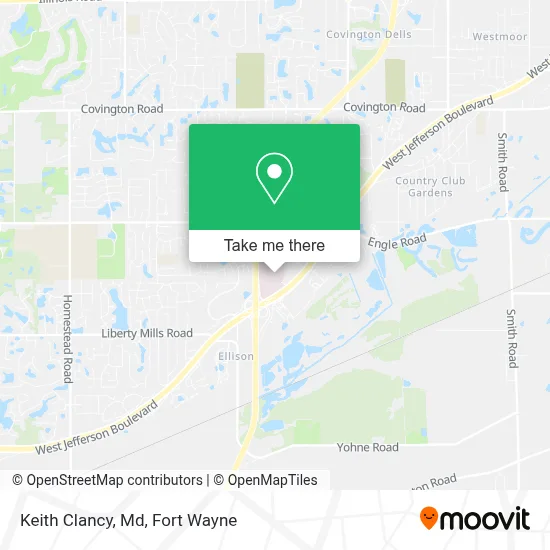 Keith Clancy, Md map