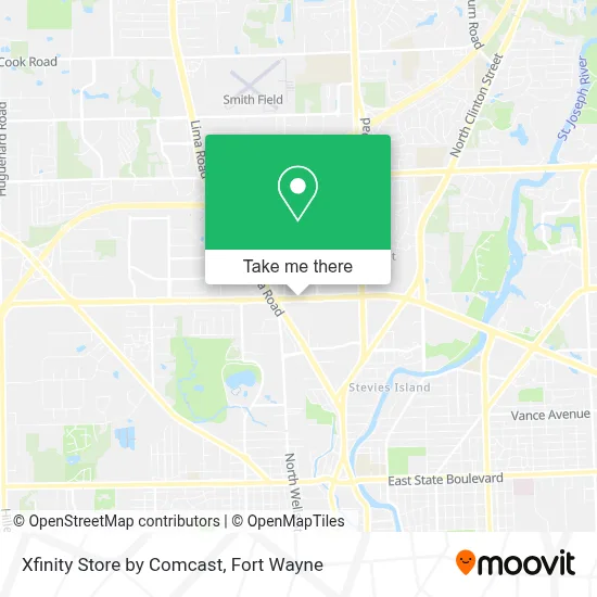 Xfinity Store by Comcast map