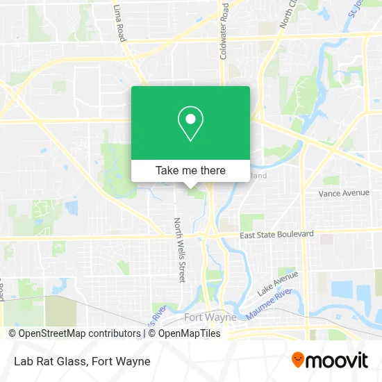 Lab Rat Glass map
