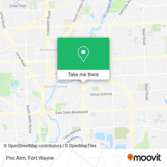 Pnc Atm map