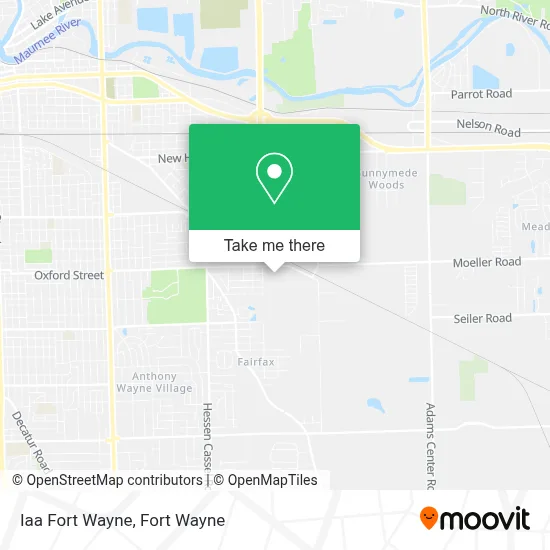 Iaa Fort Wayne map