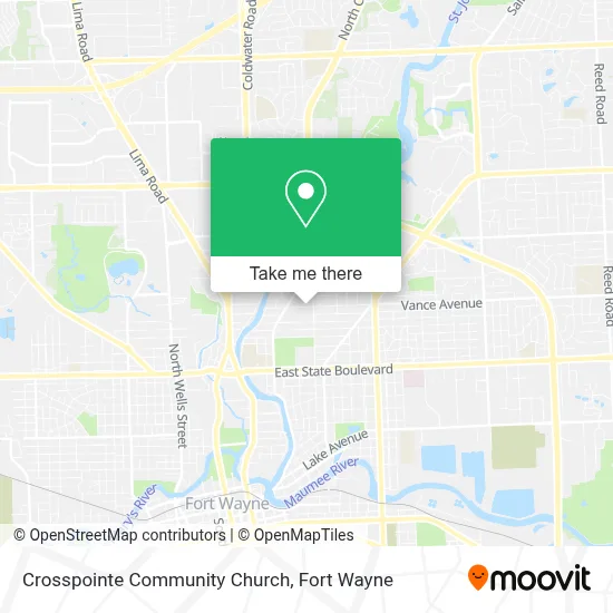 Crosspointe Community Church map