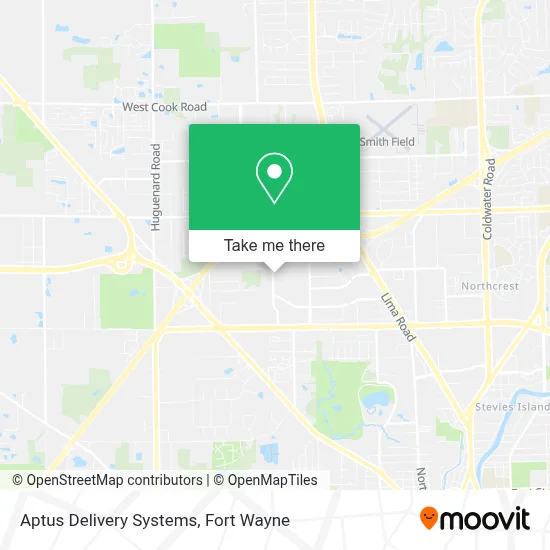 Aptus Delivery Systems map
