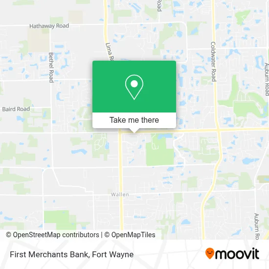 First Merchants Bank map