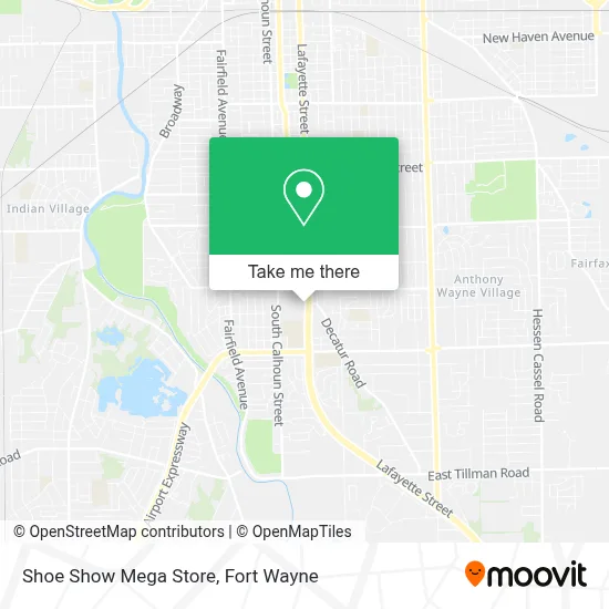 Shoe Show Mega Store map
