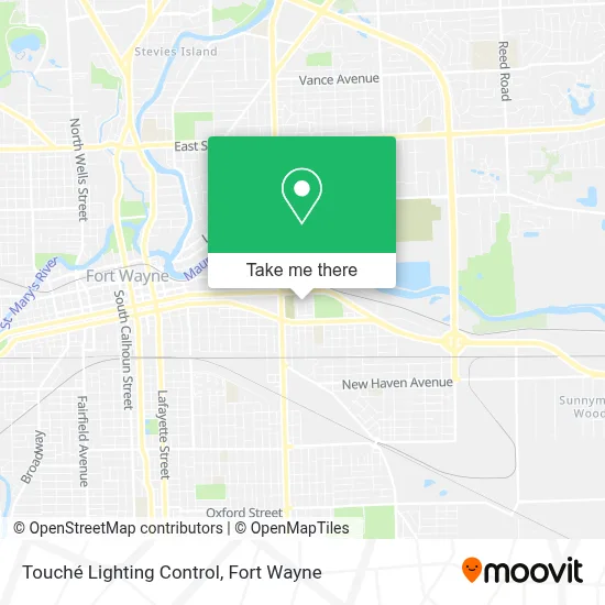 Touché Lighting Control map