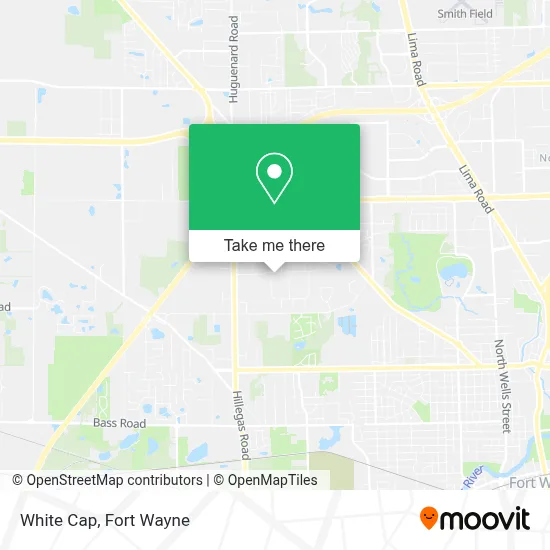 White Cap map