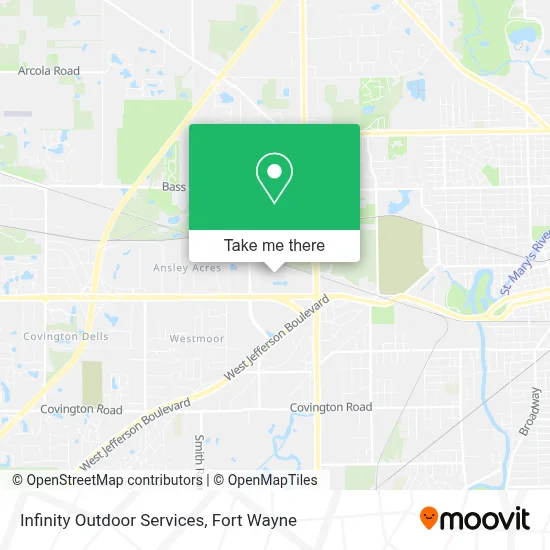 Infinity Outdoor Services map