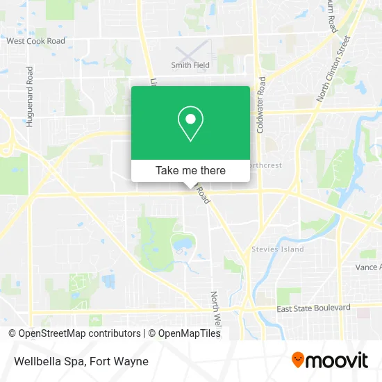 Wellbella Spa map