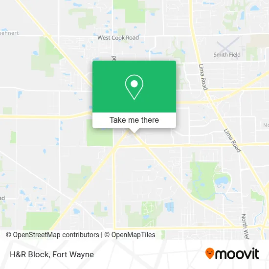 H&R Block map