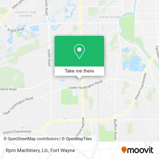 Mapa de Rpm Machinery, Llc