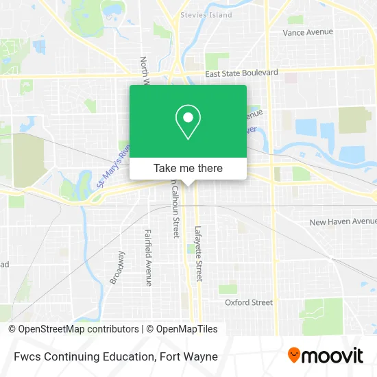 Fwcs Continuing Education map