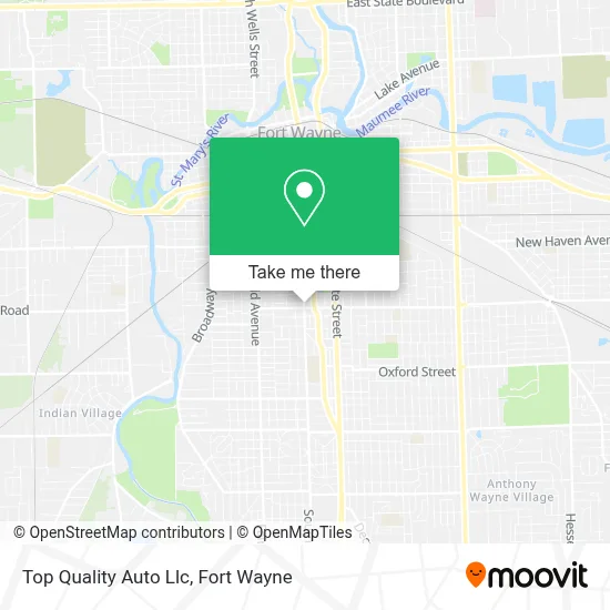 Top Quality Auto Llc map