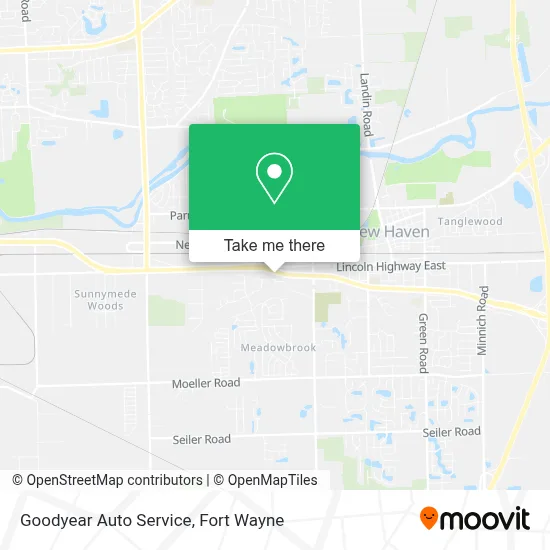 Goodyear Auto Service map