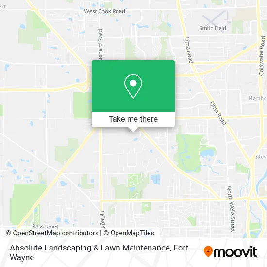 Absolute Landscaping & Lawn Maintenance map