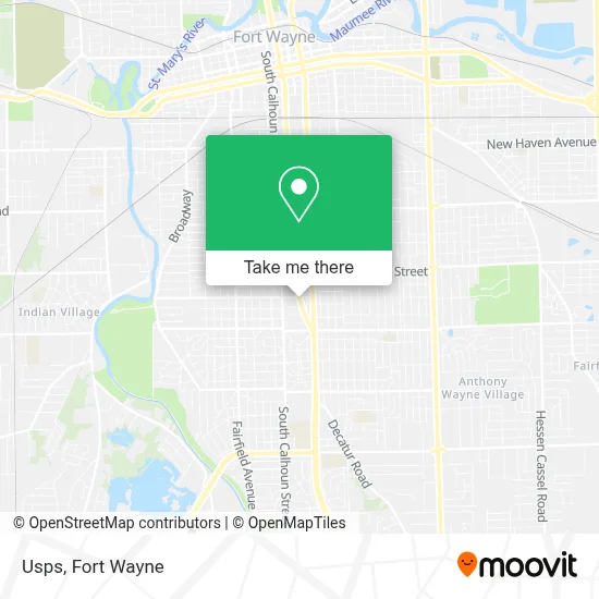 Usps map