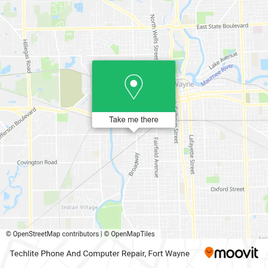 Mapa de Techlite Phone And Computer Repair