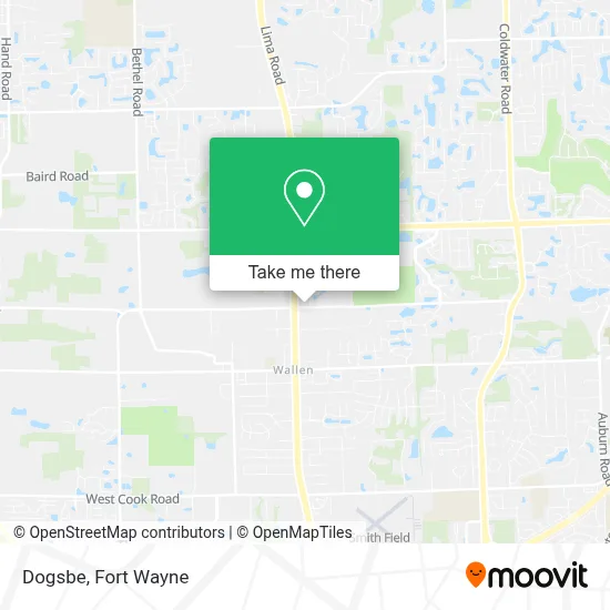 Dogsbe map