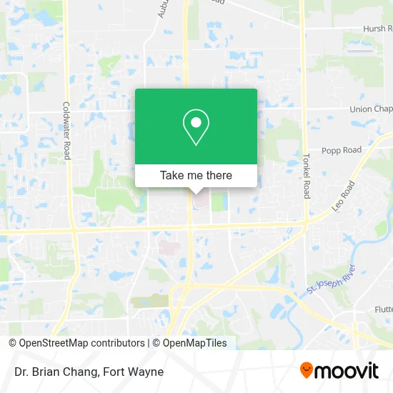 Dr. Brian Chang map