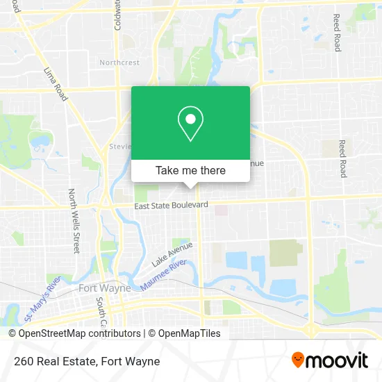 260 Real Estate map