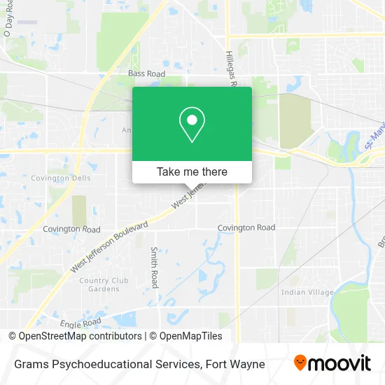 Grams Psychoeducational Services map