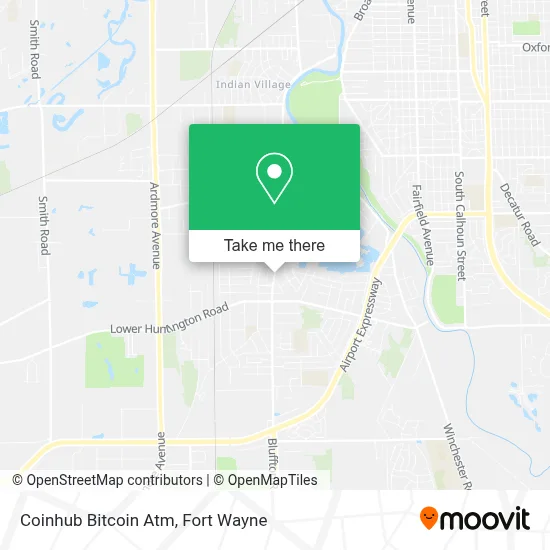 Coinhub Bitcoin Atm map