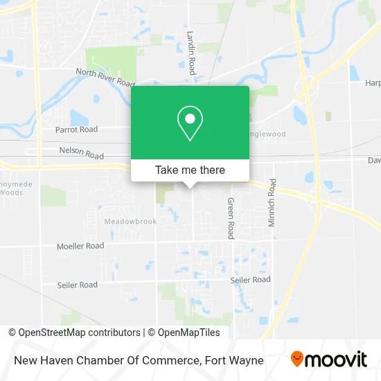 New Haven Chamber Of Commerce map