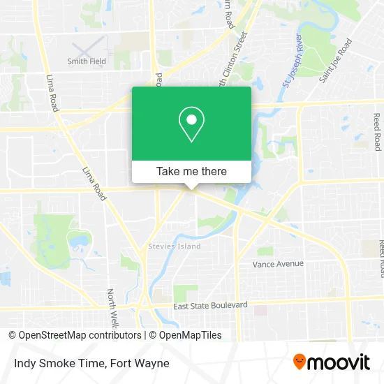 Indy Smoke Time map